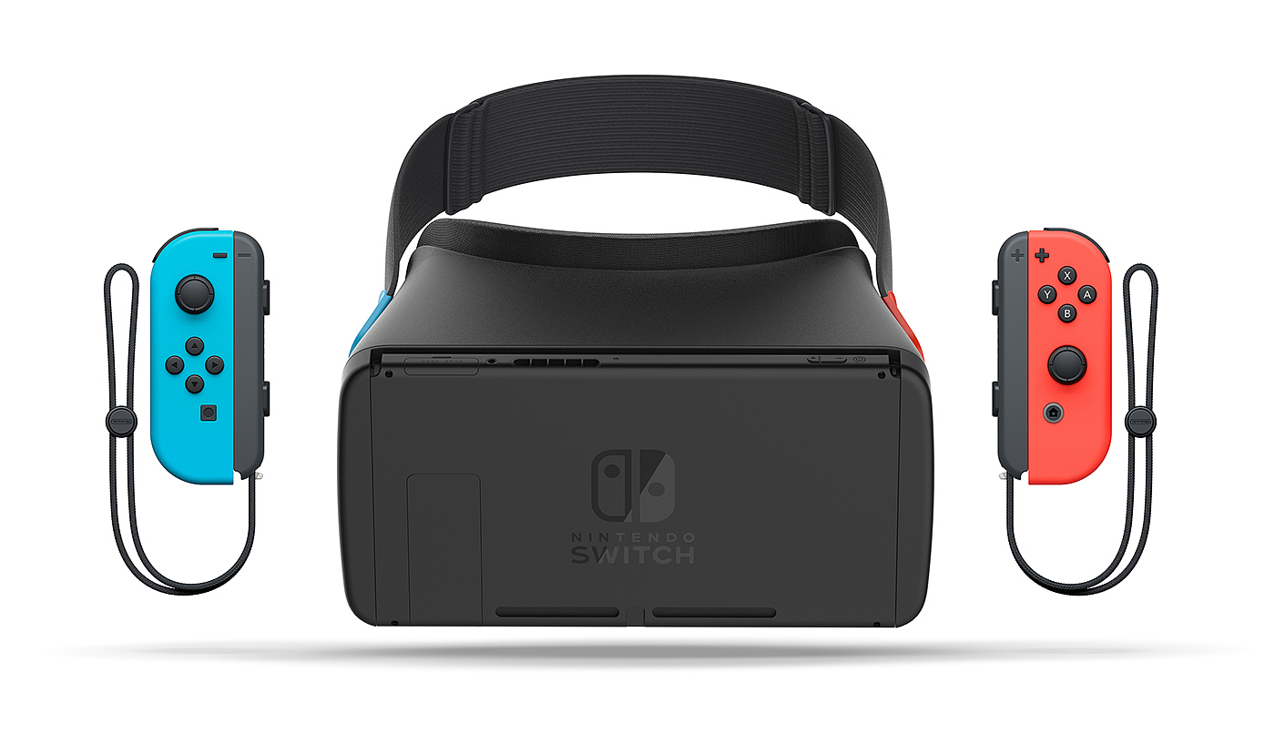 Nintendo，vr，Antoine，Beynel，design，switch，Header，Virtual，Reality，game，Mario，Green，