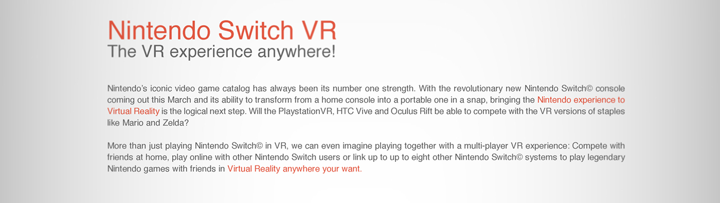 Nintendo，vr，Antoine，Beynel，design，switch，Header，Virtual，Reality，game，Mario，Green，