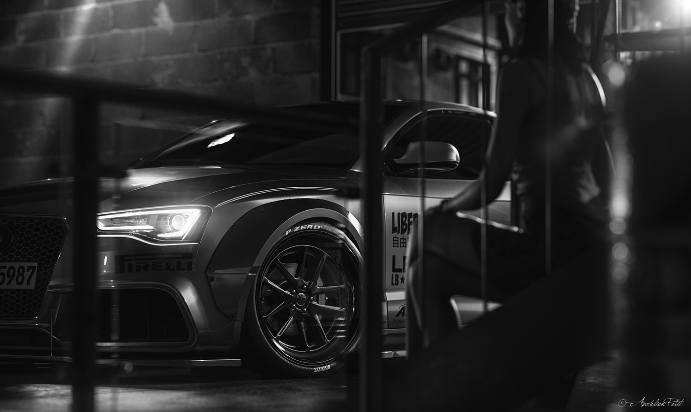 audi，Audi RS5，modeling，Render，cgi，vehicle，traffic，Orleans small，