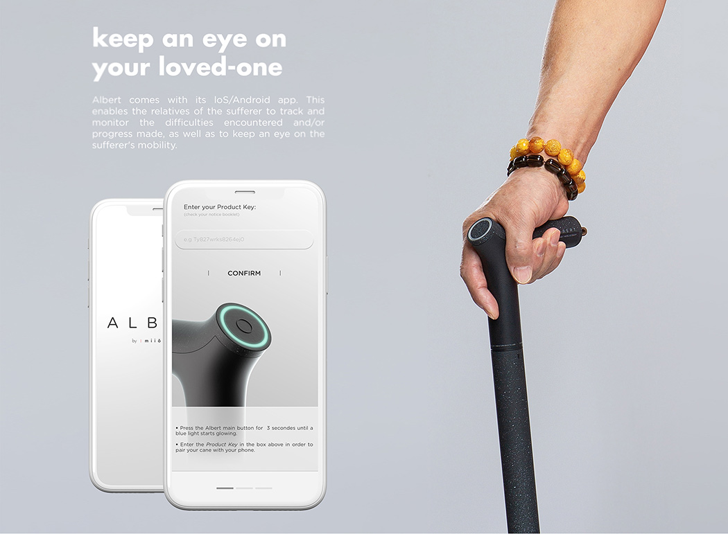 a cane，Parkinson，independent，product design，