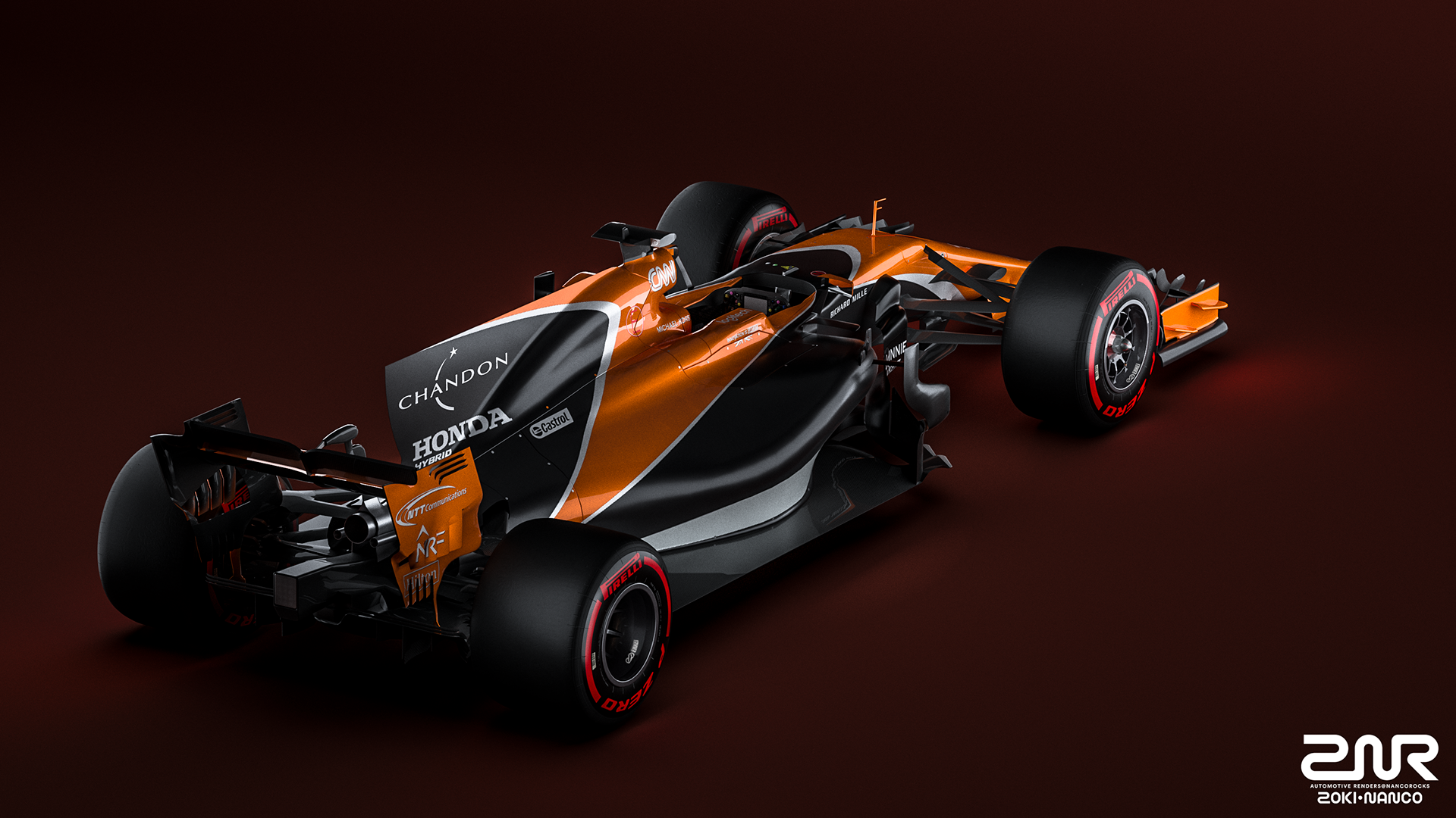 Render，product design，Racing design，McLaren，
