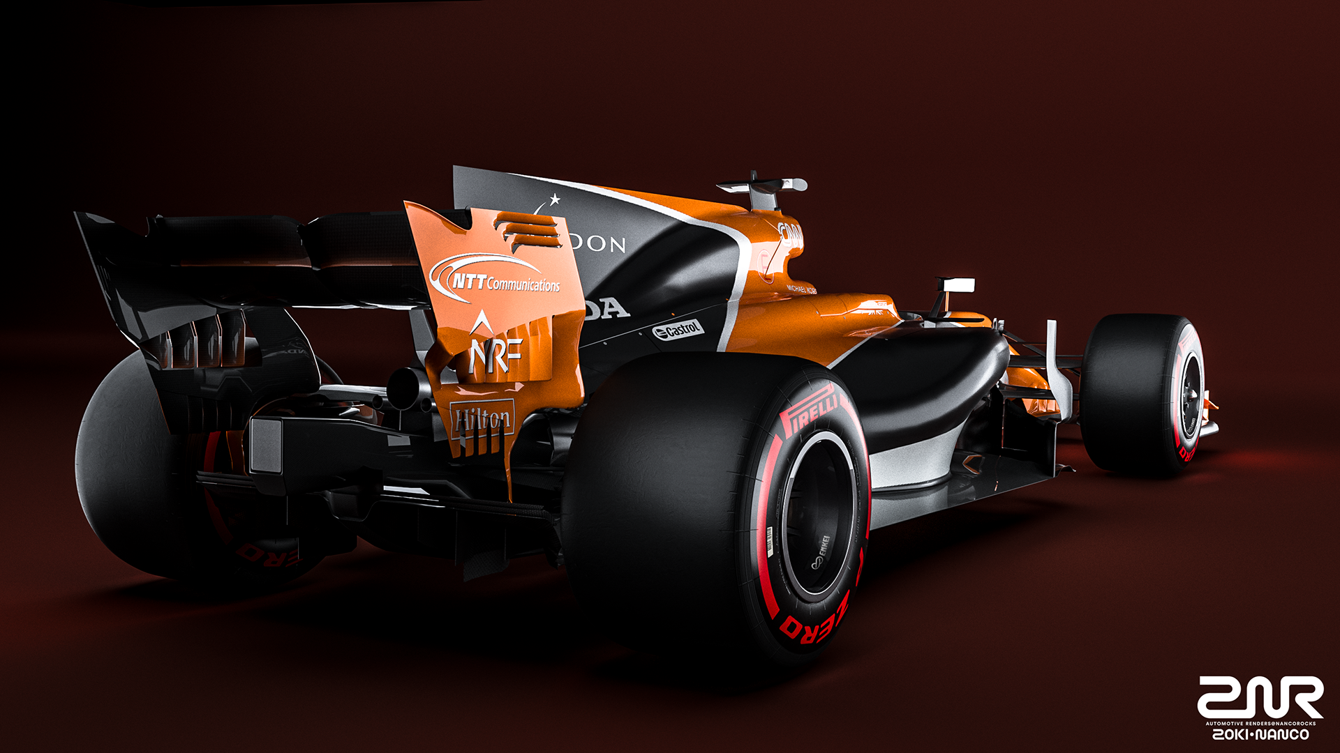 Render，product design，Racing design，McLaren，