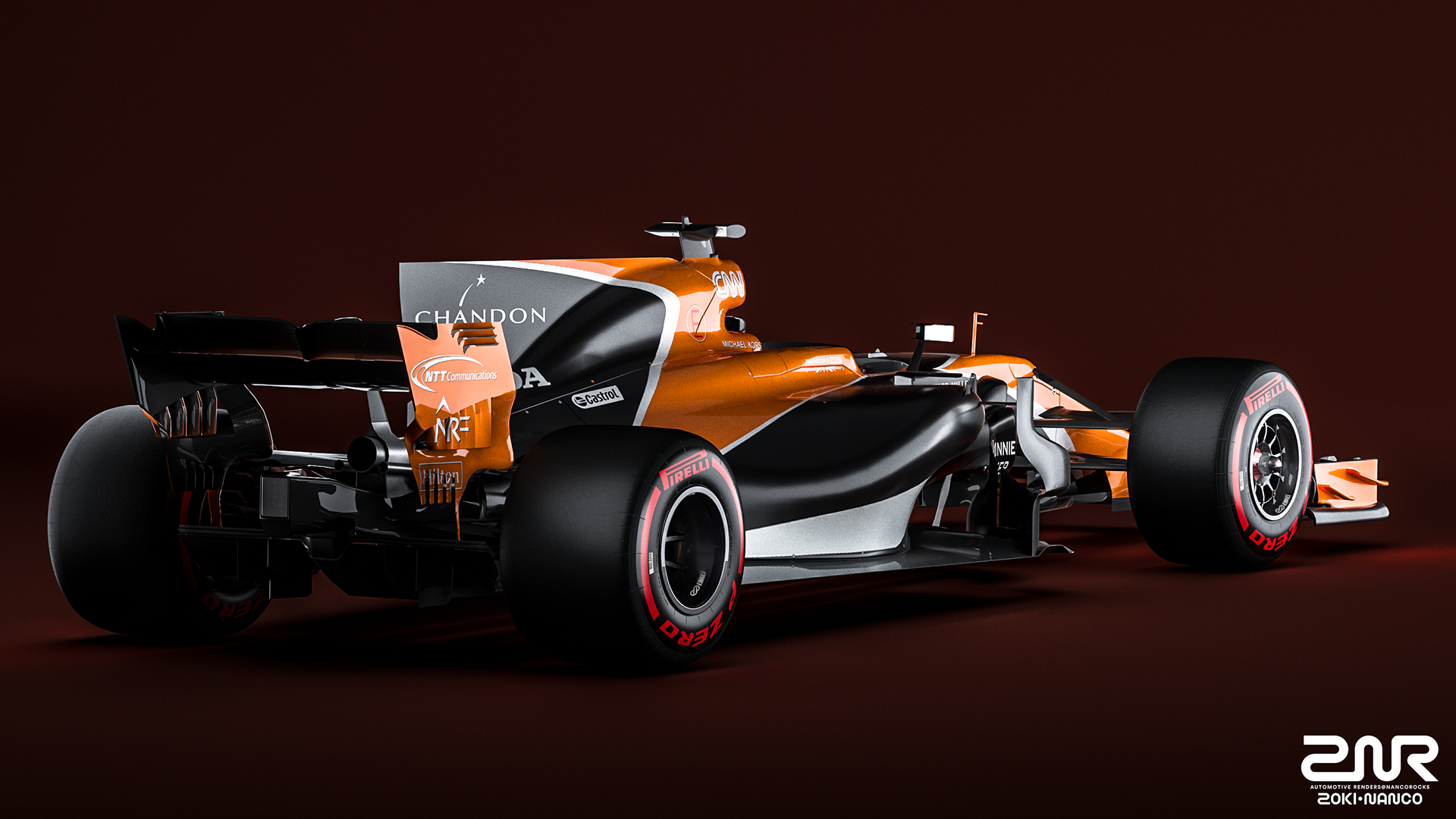 Render，product design，Racing design，McLaren，