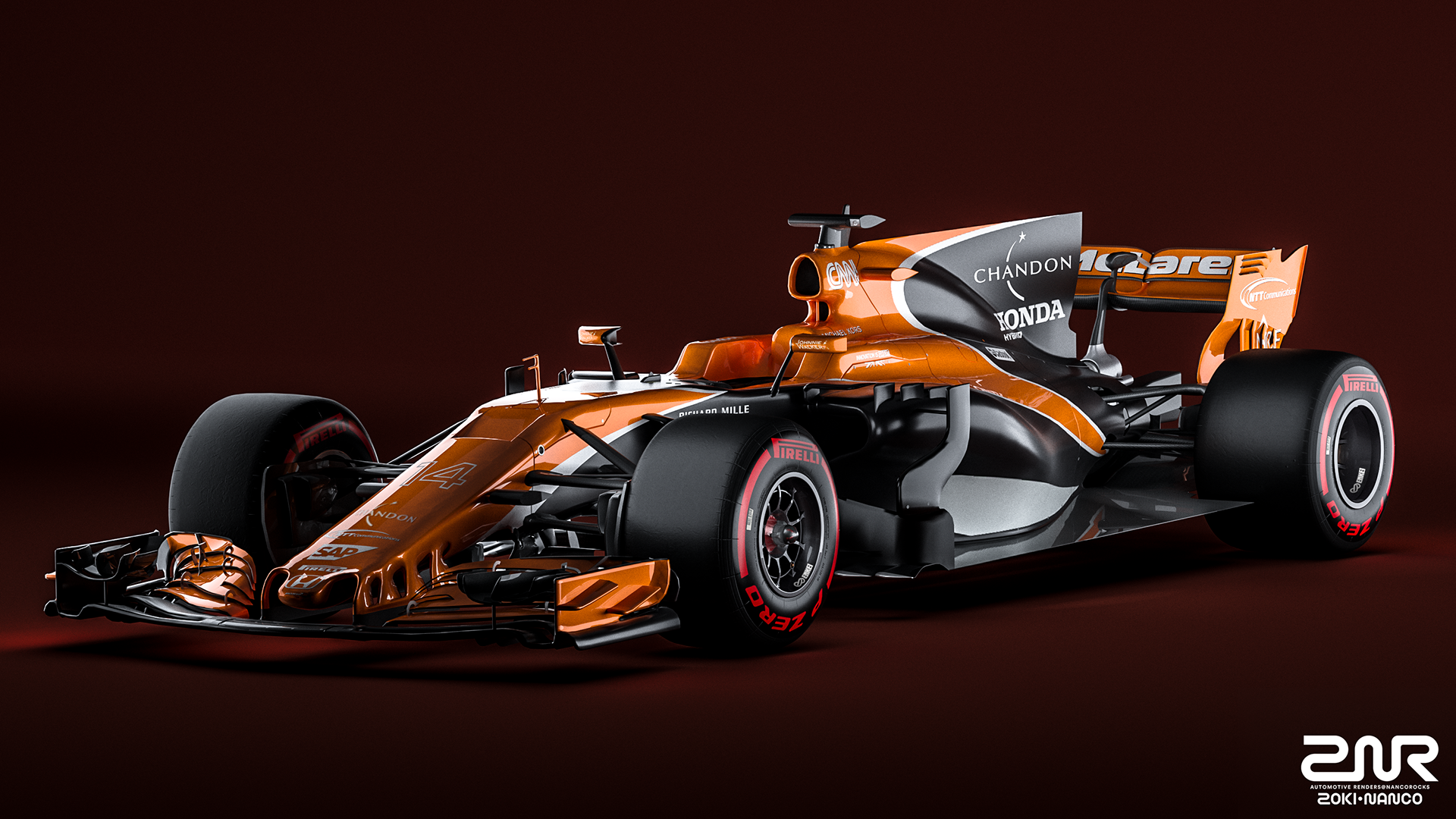 Render，product design，Racing design，McLaren，