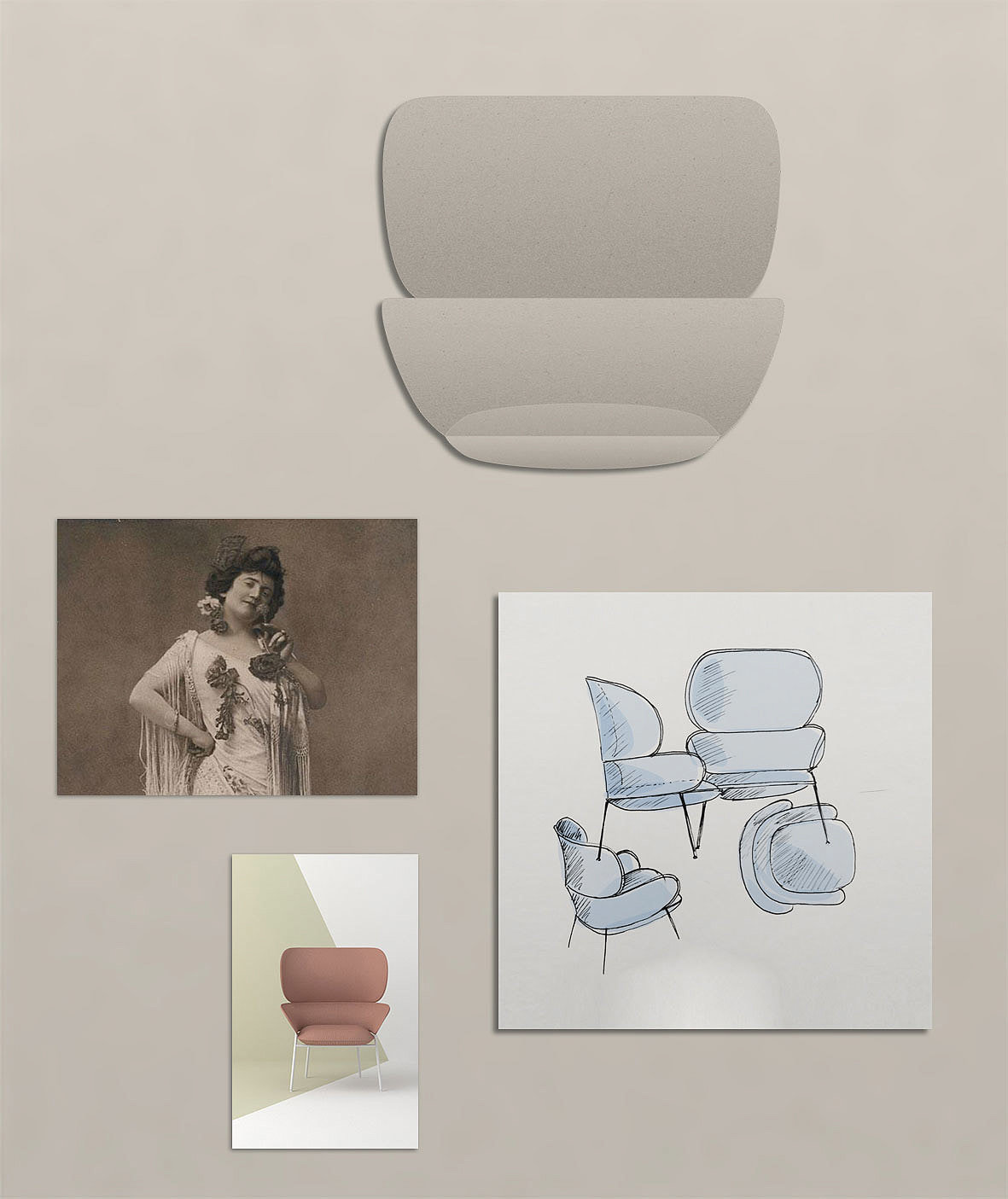 Carmen armchair，Spain，furniture design ，