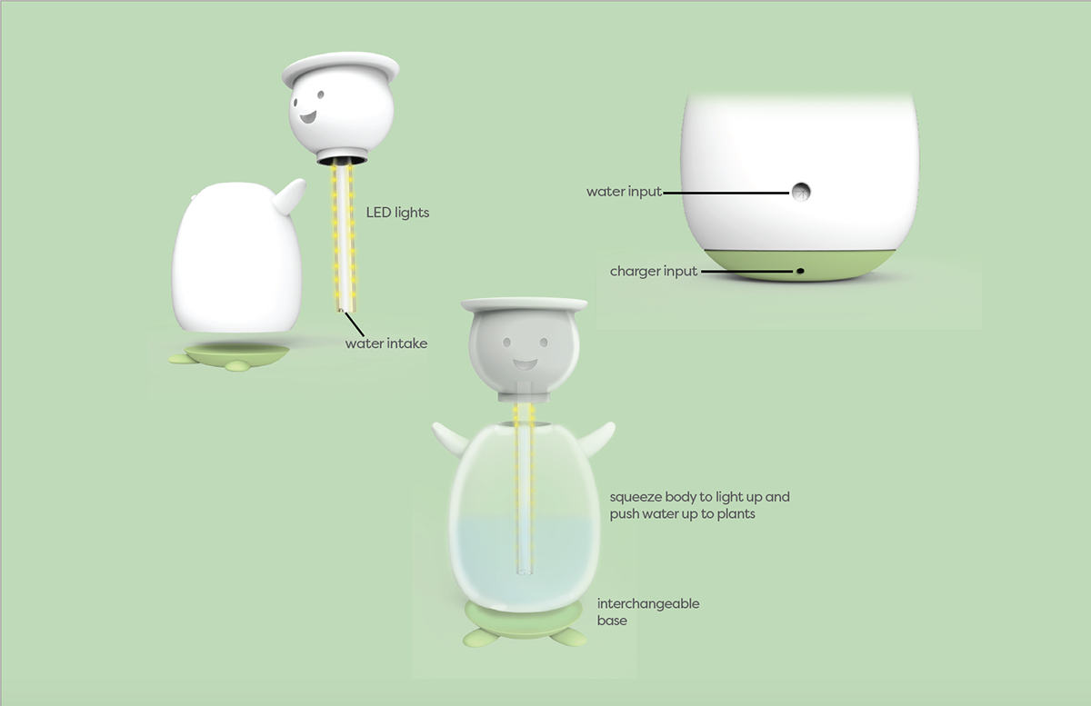 bonsai，LED lamps，product design，industrial design，