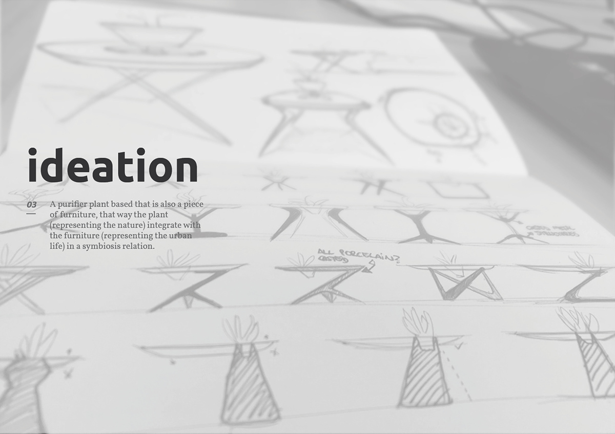 Bedside table，furniture，Purified air，originality，