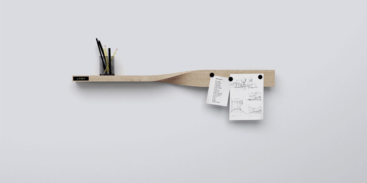 Double shelf，Magnetic plate，product design，