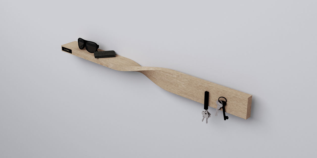 Double shelf，Magnetic plate，product design，