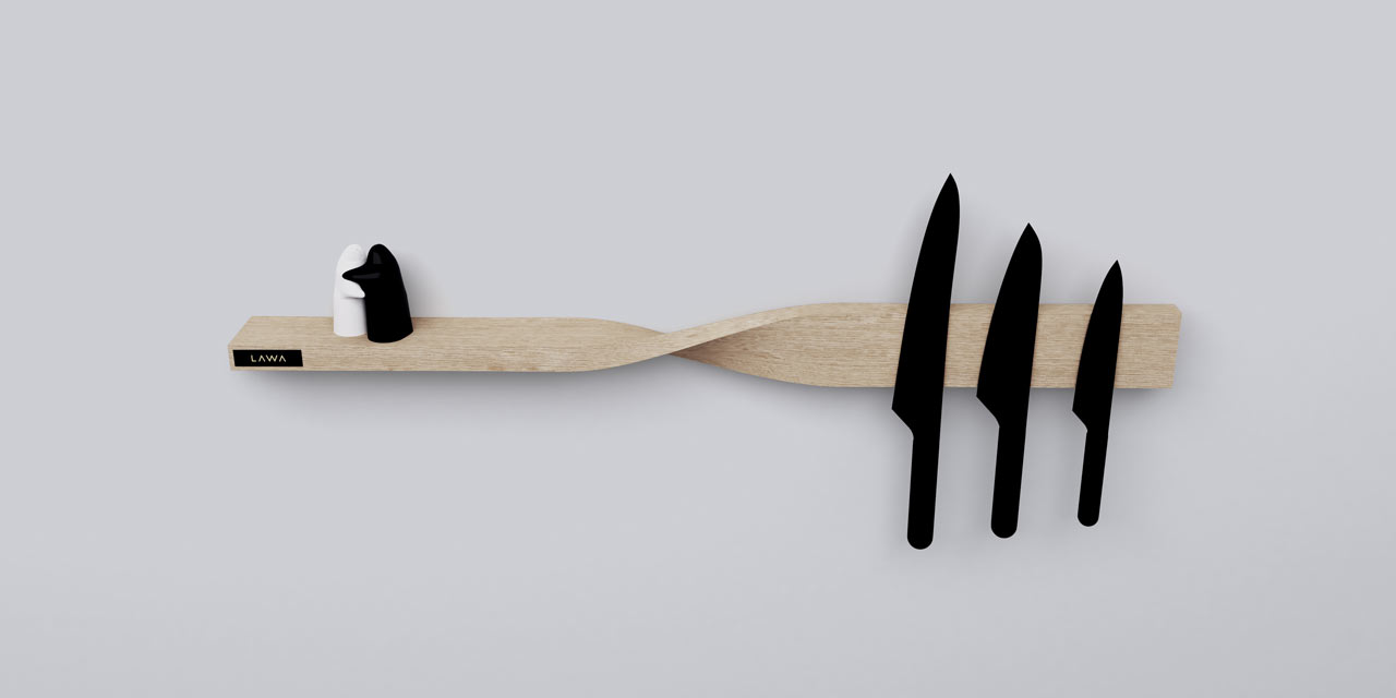 Double shelf，Magnetic plate，product design，