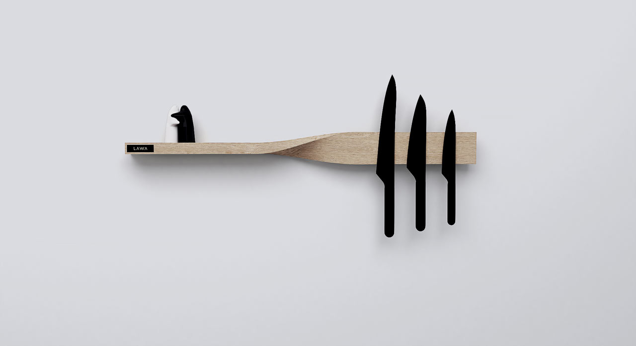 Double shelf，Magnetic plate，product design，