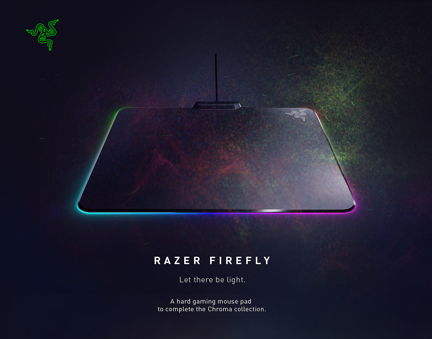 How Creative，Mouse pad，light，Razer Firefly，raze，Thunder snake，E-sports，game，parts，computer，Design，dynamic image ，