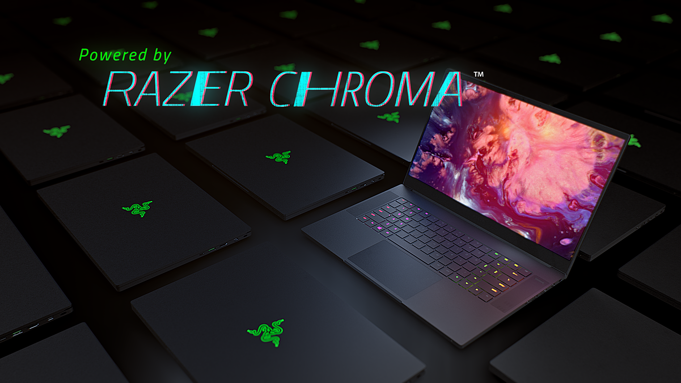 Cum Creative，笔电，游戏，电竞，Razer Blade 15，razer，雷蛇，Blade 15，黑色，动态图像，笔记本电脑，