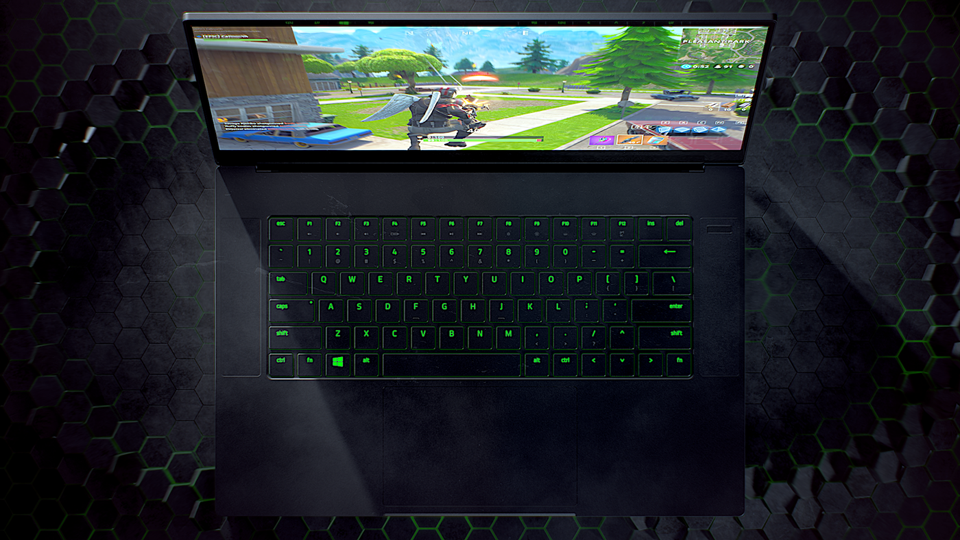 How Creative，Pen electricity，game，E-sports，Razer Blade 15，raze，Thunder snake，Blade 15，black，dynamic image ，Notebook computer，