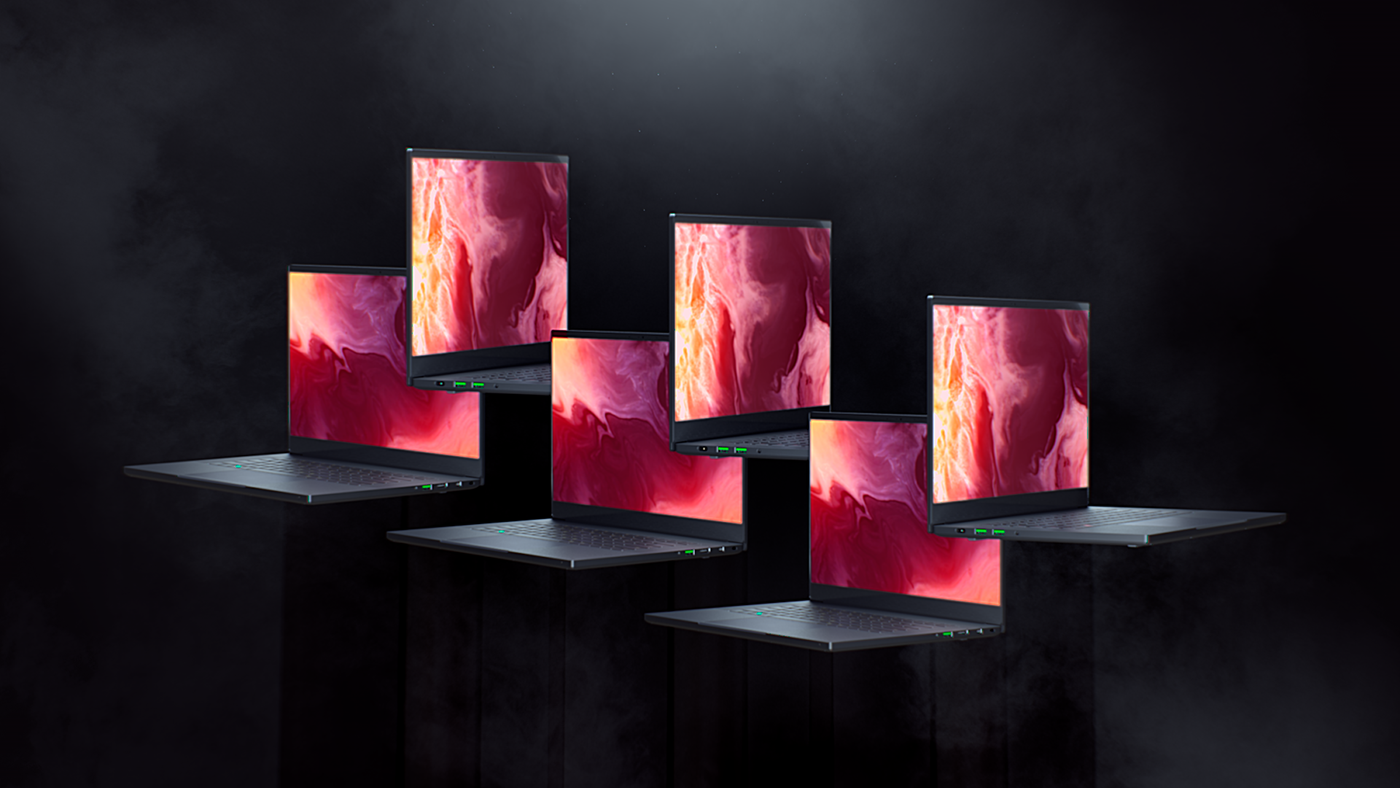 How Creative，Pen electricity，game，E-sports，Razer Blade 15，raze，Thunder snake，Blade 15，black，dynamic image ，Notebook computer，