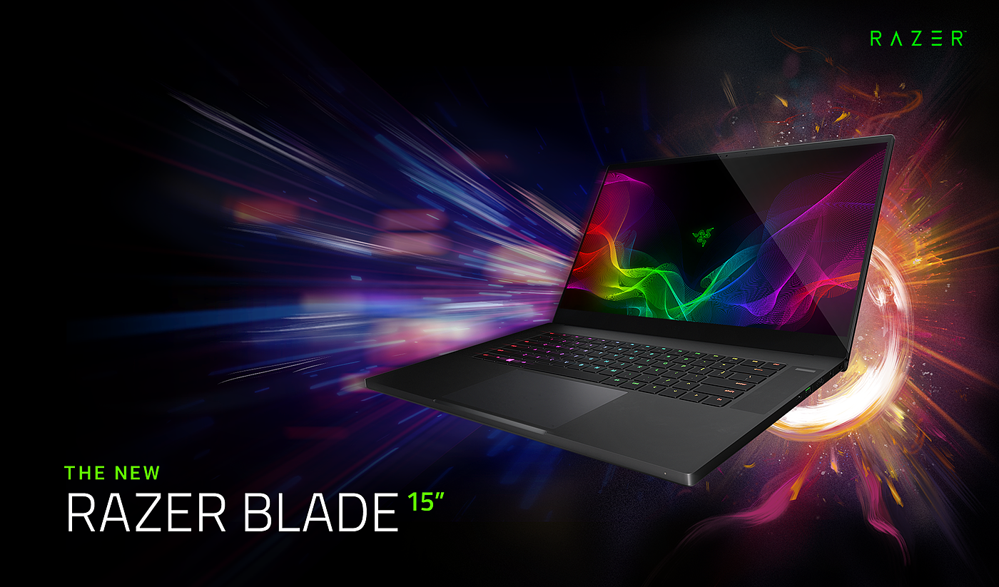 How Creative，Pen electricity，game，E-sports，Razer Blade 15，raze，Thunder snake，Blade 15，black，dynamic image ，Notebook computer，