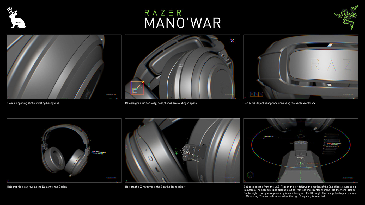 dynamic image ，How Creative，Thunder snake，E-sports，headset，Razer ManO'War，raze，ManO'War，game，entertainment，wireless，
