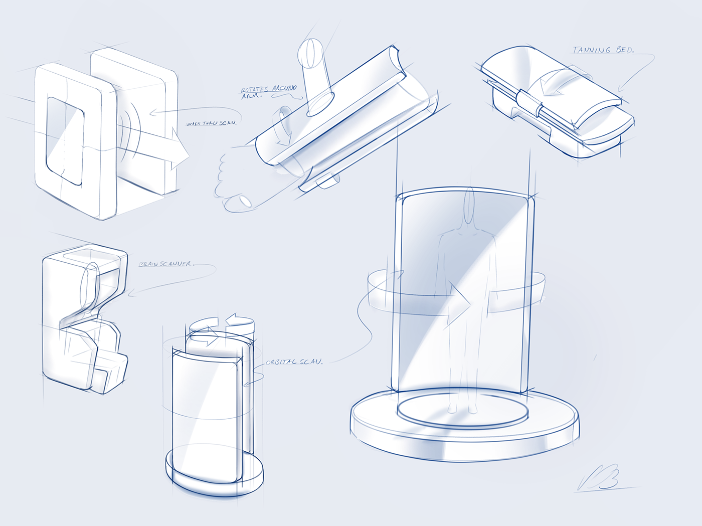 Render，Hand drawn，draft，Design，Renderings，