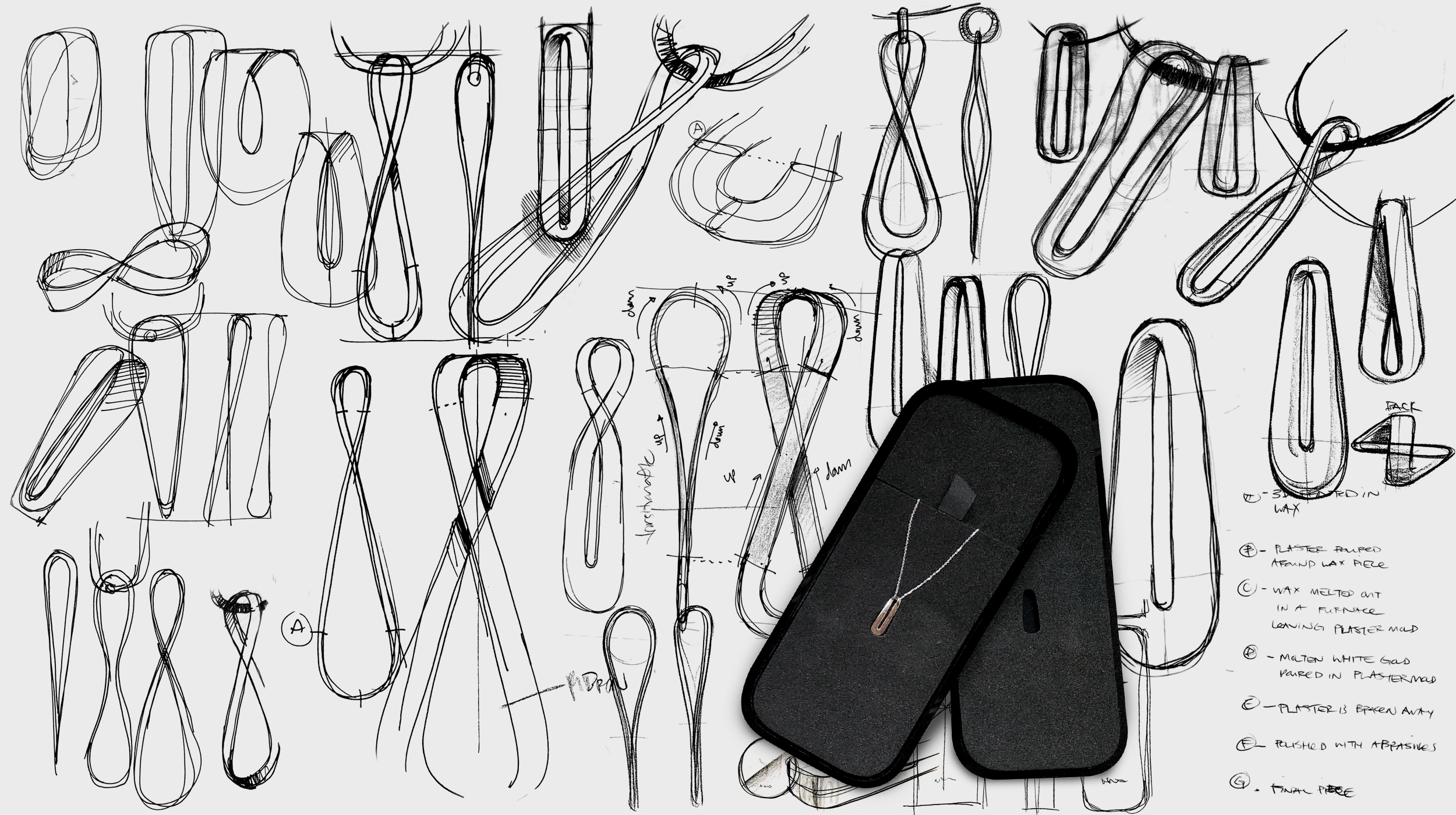 Mobius，link，Necklace，