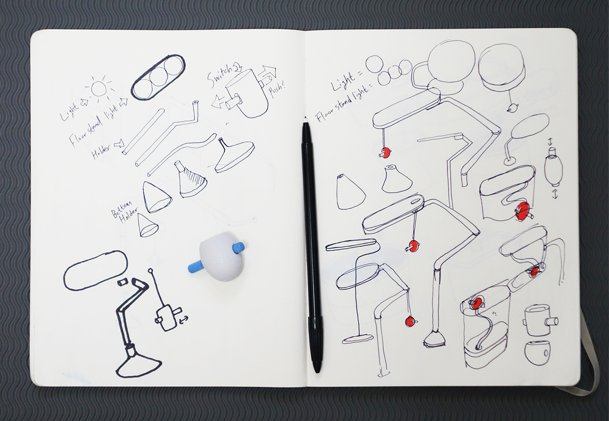 product design，switch，originality，lamps and lanterns，