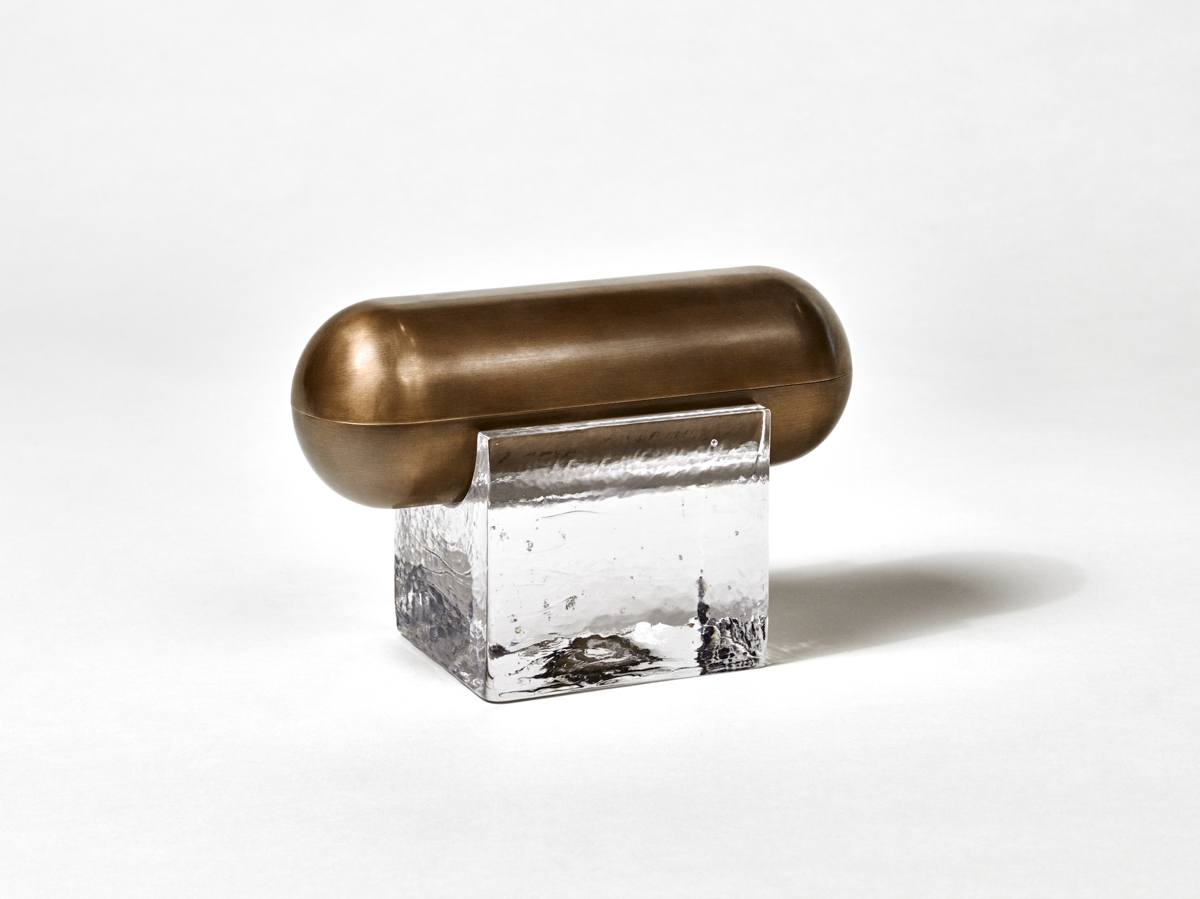 Capsule type，storage box，combination，brass，Swedish barium crystal，yellow，