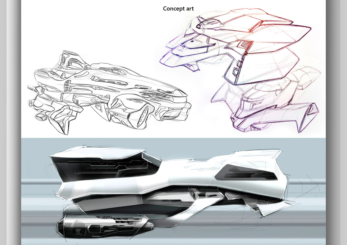 Hand drawn，automobile，product design，industrial design，sample reels，