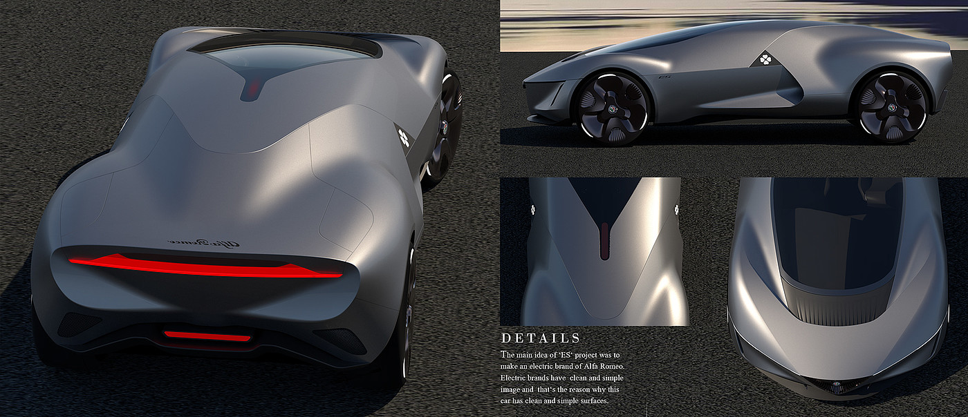 industrial design，Sports car，vehicle，alfa romeo ，