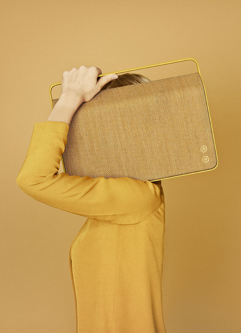 Vifa，Cloth speaker，fashion，cloth，square，Support Bluetooth，