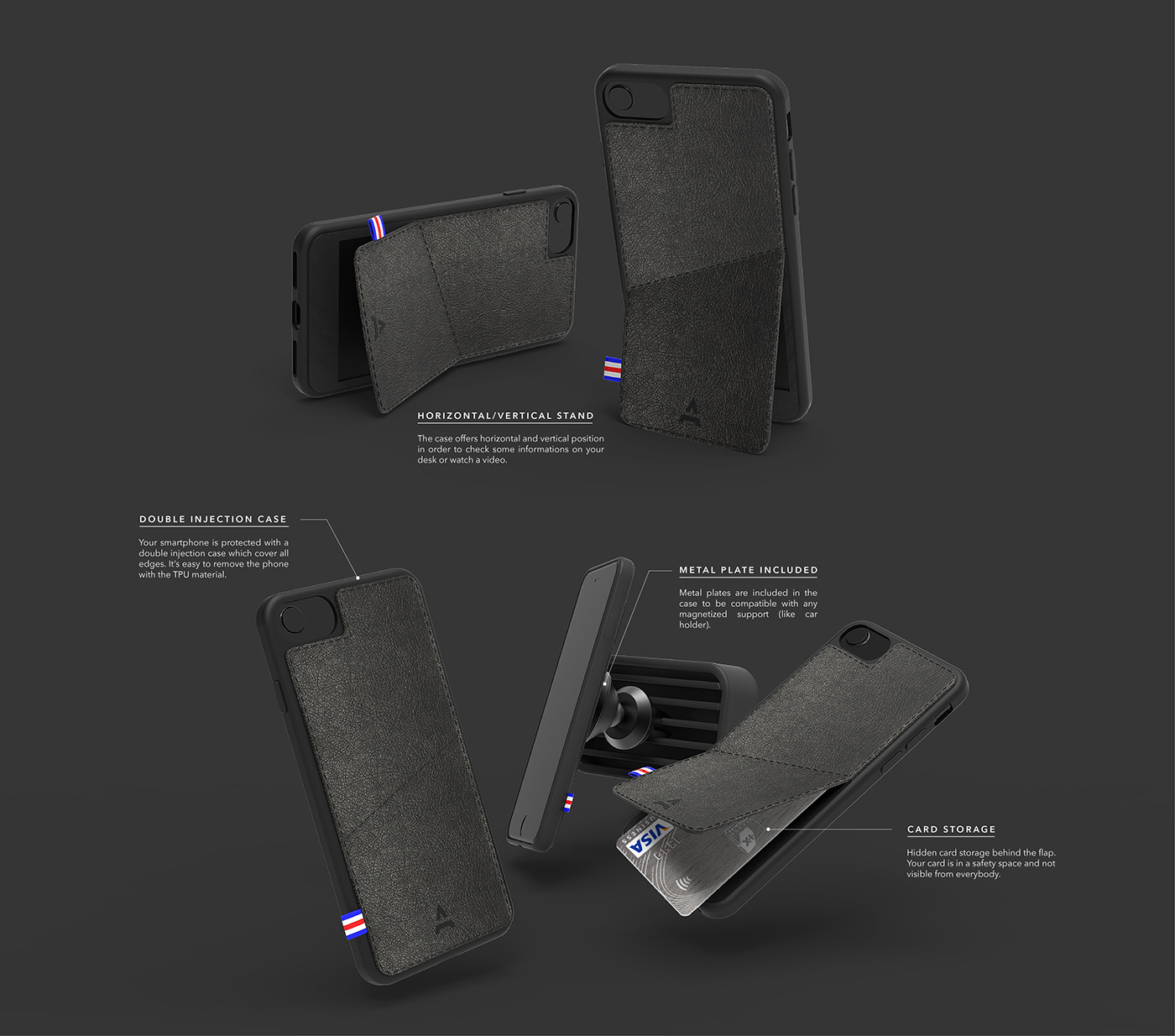 ADEQWAT，4 inches，Functionality，Boulanger，Mobile phone shell，