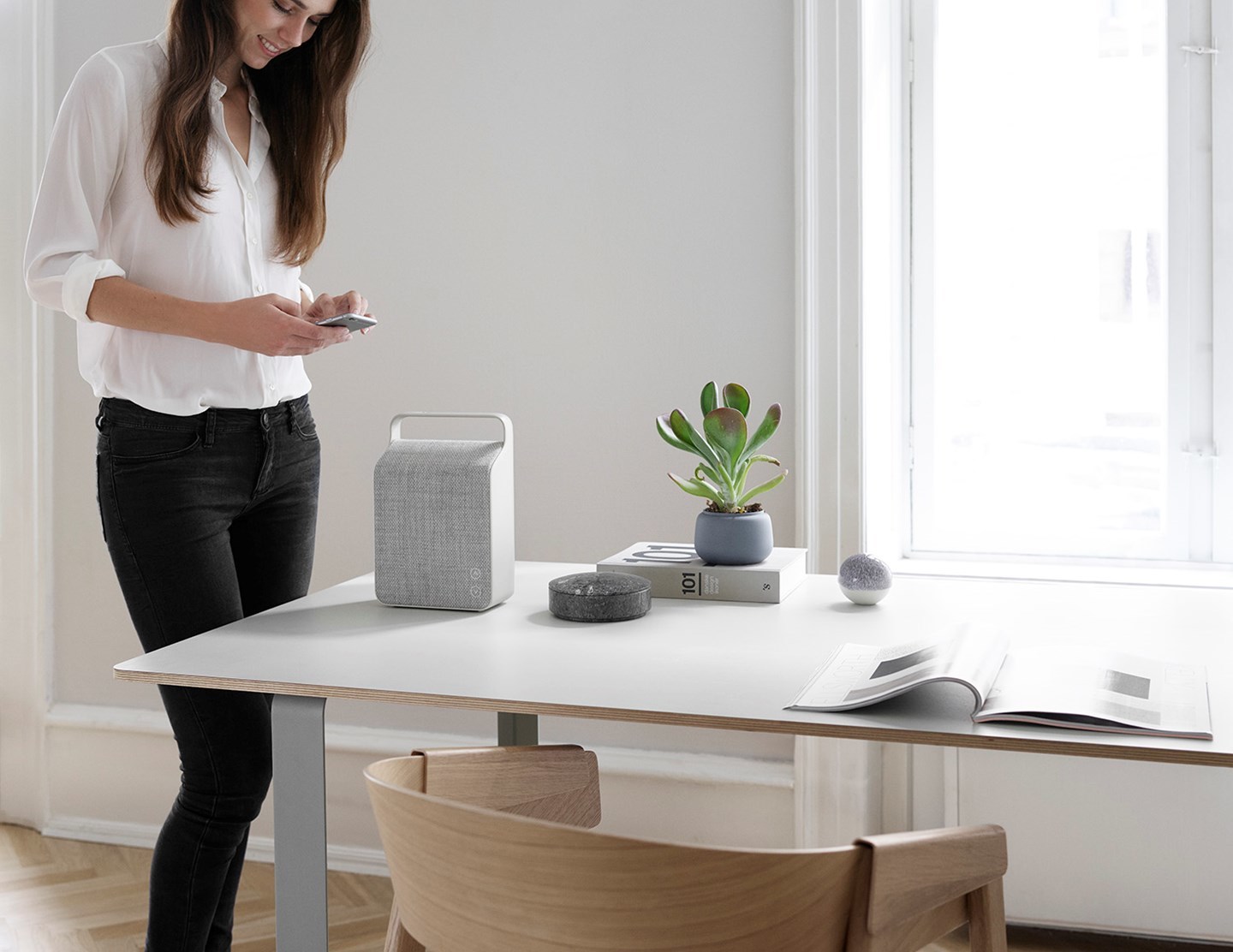 Vifa，Cloth speaker，fashion，cloth，square，Support Bluetooth，