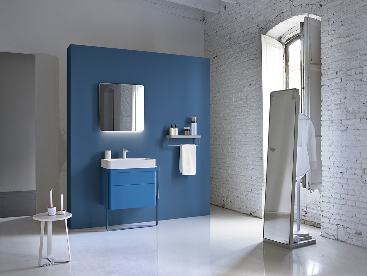blue，Questa Bossa Mia ，Shower Room，bathroom，white，