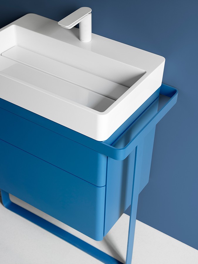 blue，Questa Bossa Mia ，Shower Room，bathroom，white，