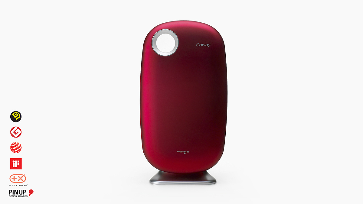 designoasis.，air cleaner，household electrical appliances，COWAY AP-1009，Air Purifier，Red dot award，If design award，Plus x Award，