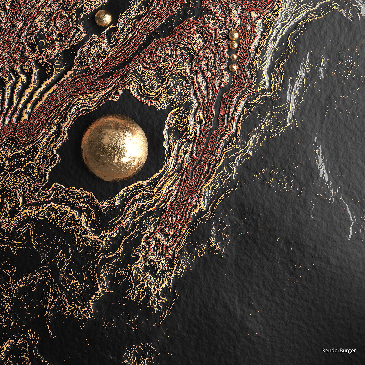 Farid Ghanbari，cinema4d，texture，