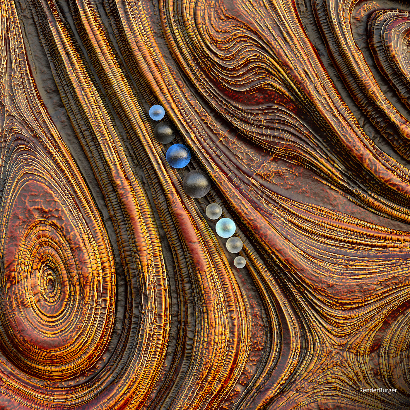 Farid Ghanbari，cinema4d，texture，