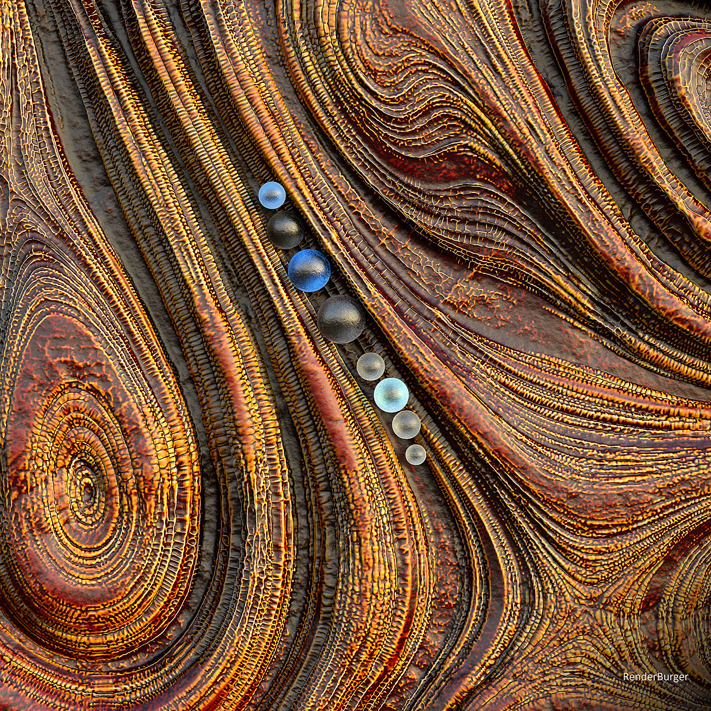 Farid Ghanbari，cinema4d，texture，