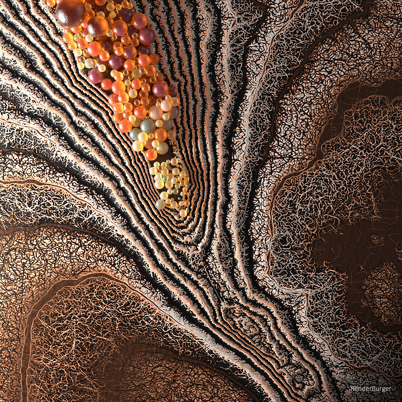 Farid Ghanbari，cinema4d，texture，