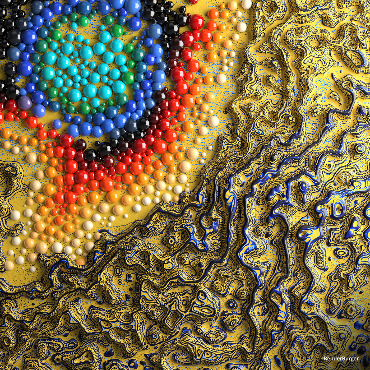 Farid Ghanbari，cinema4d，texture，