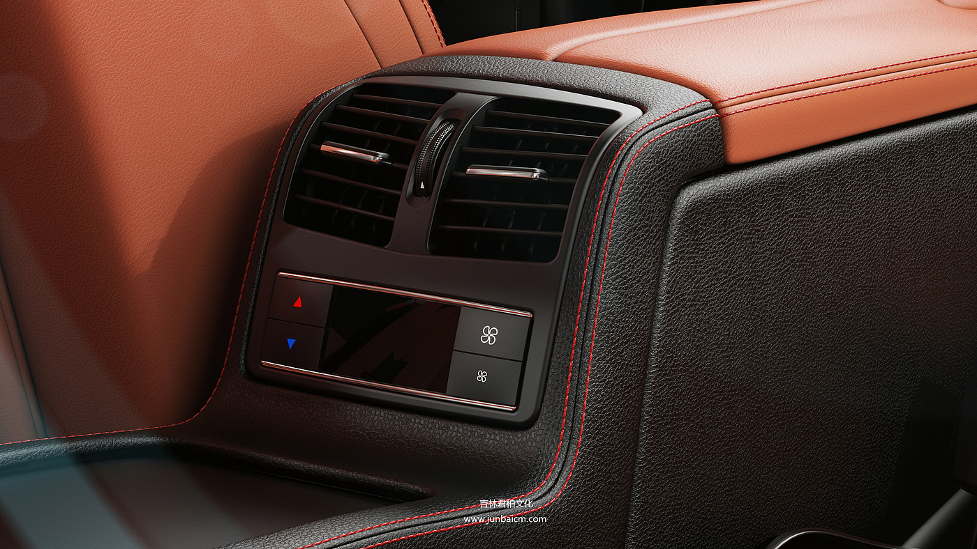 Car interior rendering，