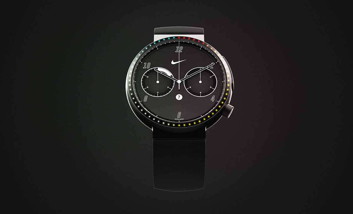 product design，conceptual design，Wrist watch，NIKE - FUEL，