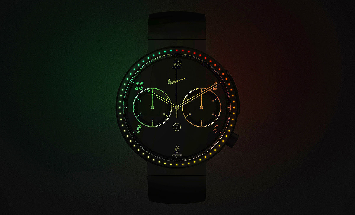 product design，conceptual design，Wrist watch，NIKE - FUEL，