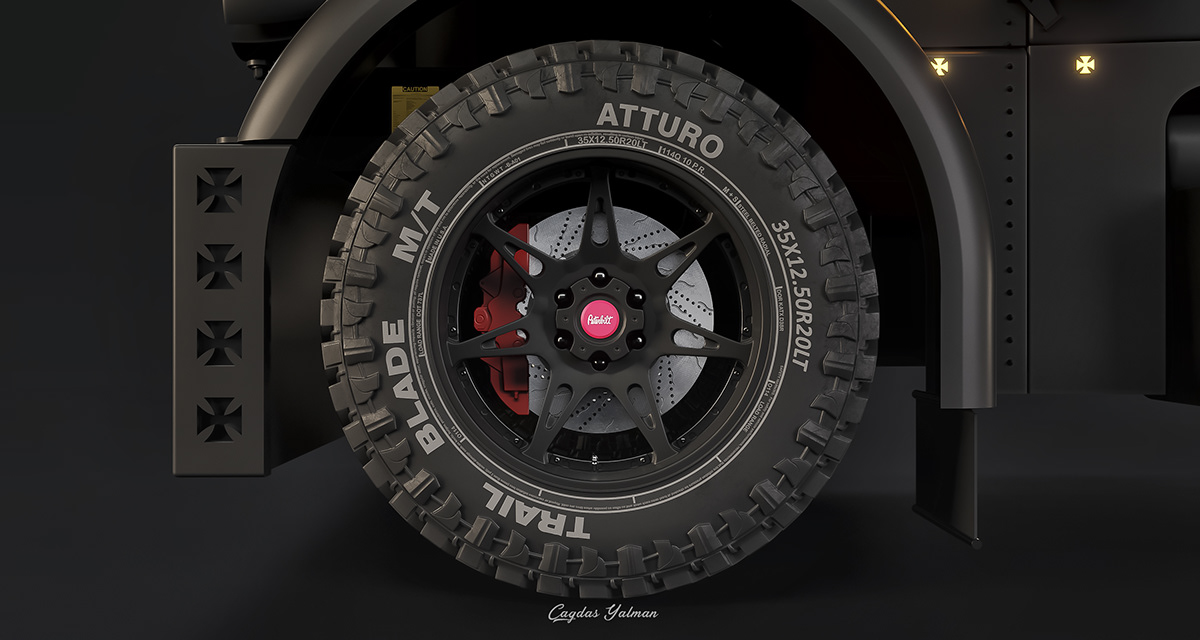 industrial design，vehicle，skyreach pillar，Peterbilt389，