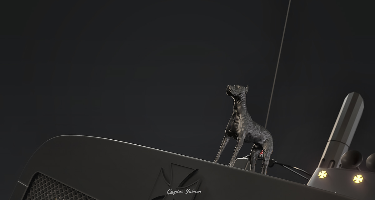 industrial design，vehicle，skyreach pillar，Peterbilt389，