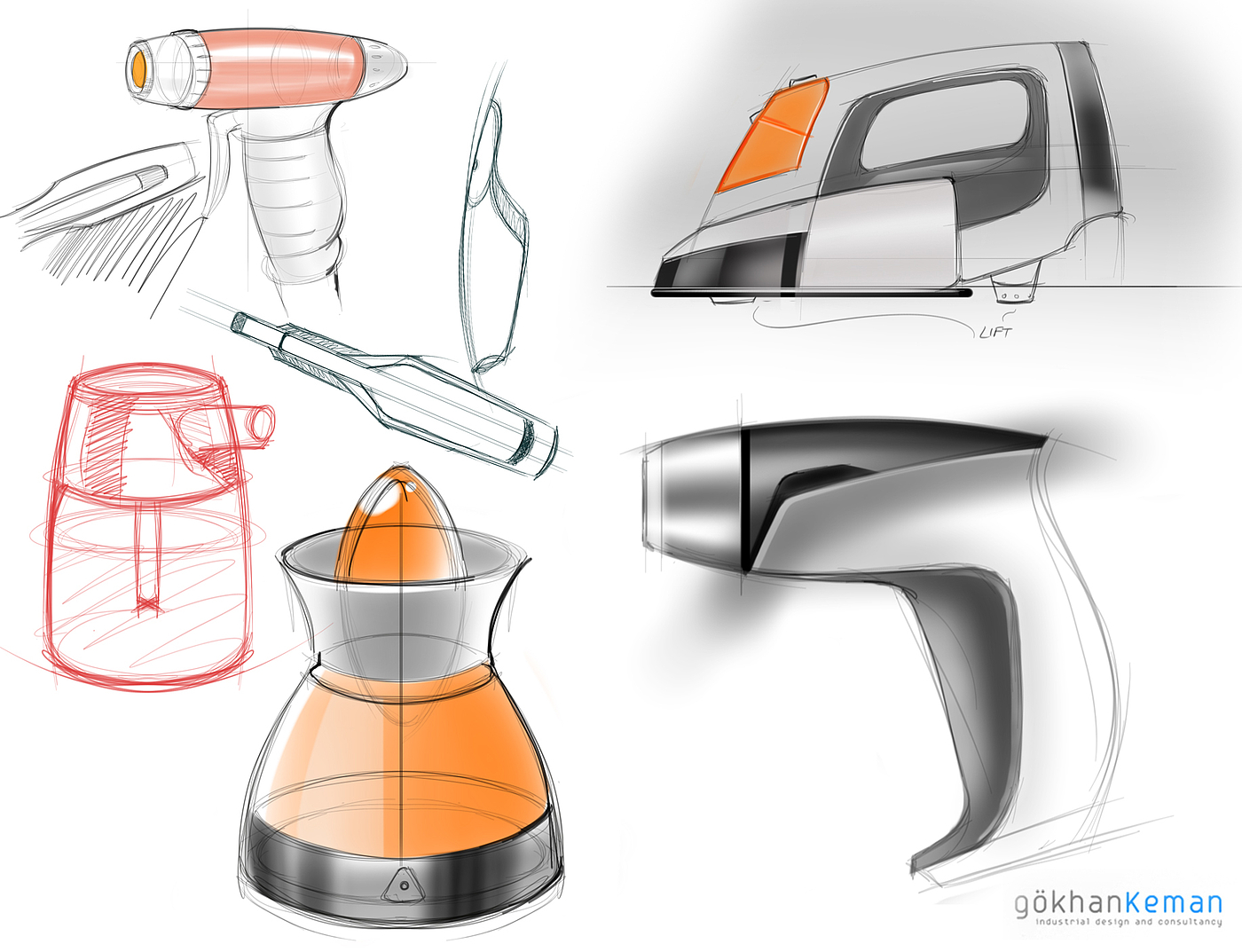 Product creativity，sketch，Hand drawn，