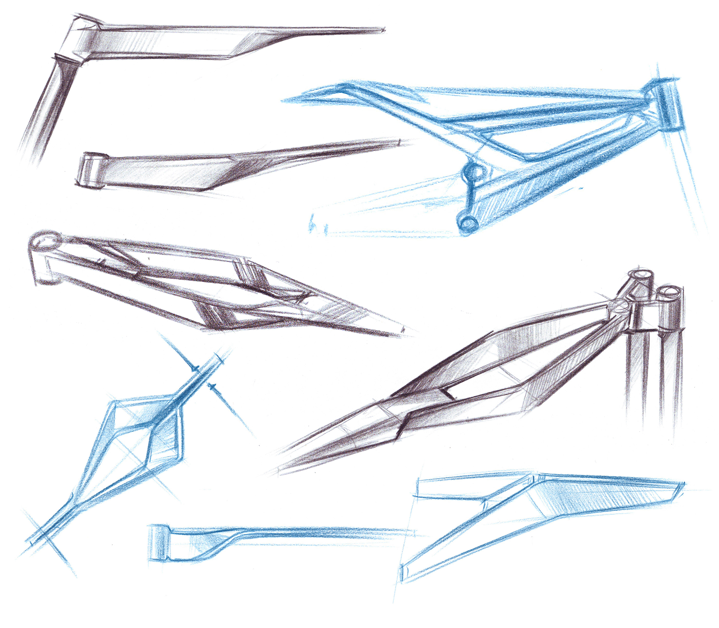 product design，Hand drawn，motorcycle，