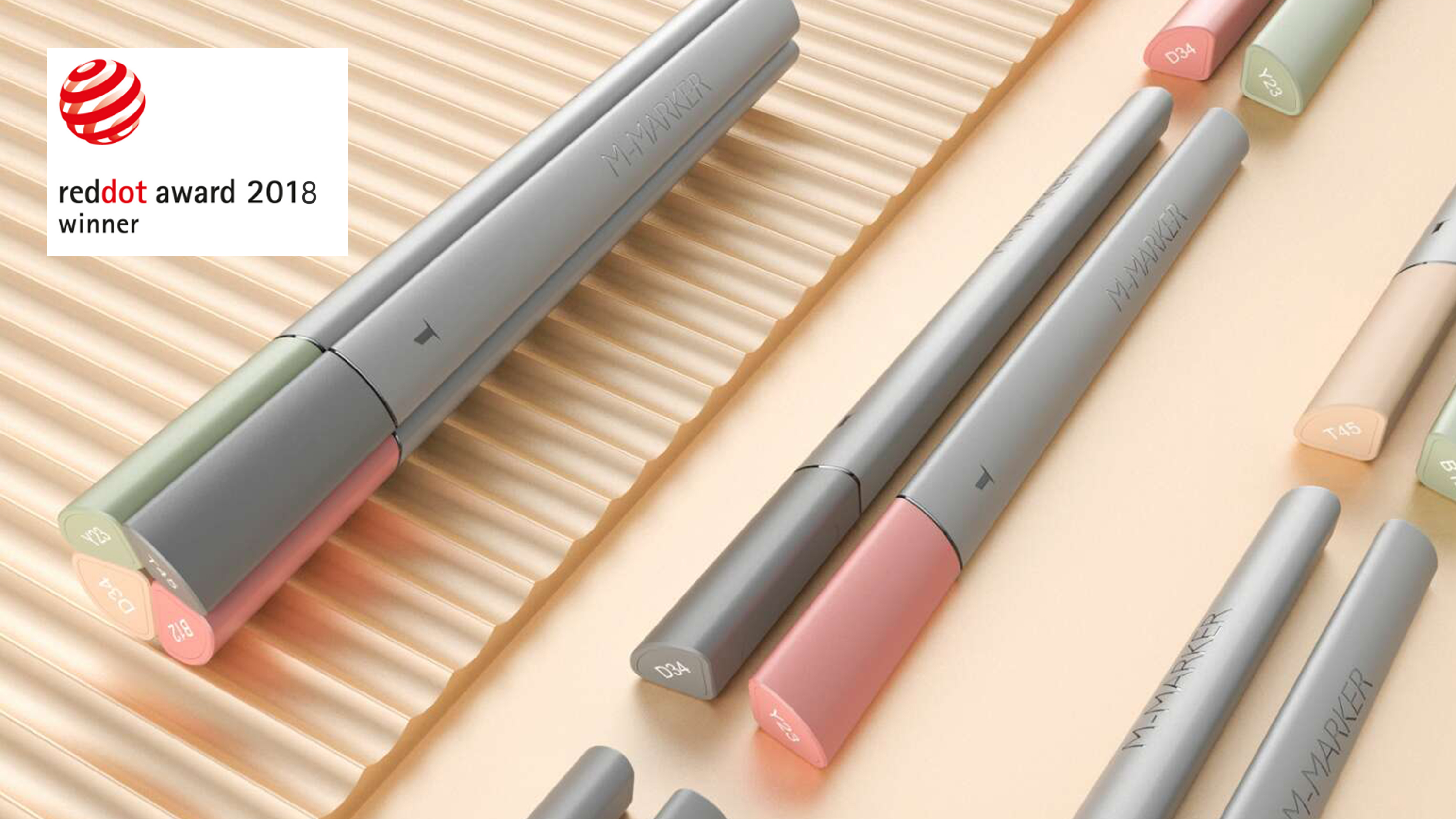 designer，Magnetic attraction，marker pen，Creative design，Office Supplies，Red dot award，