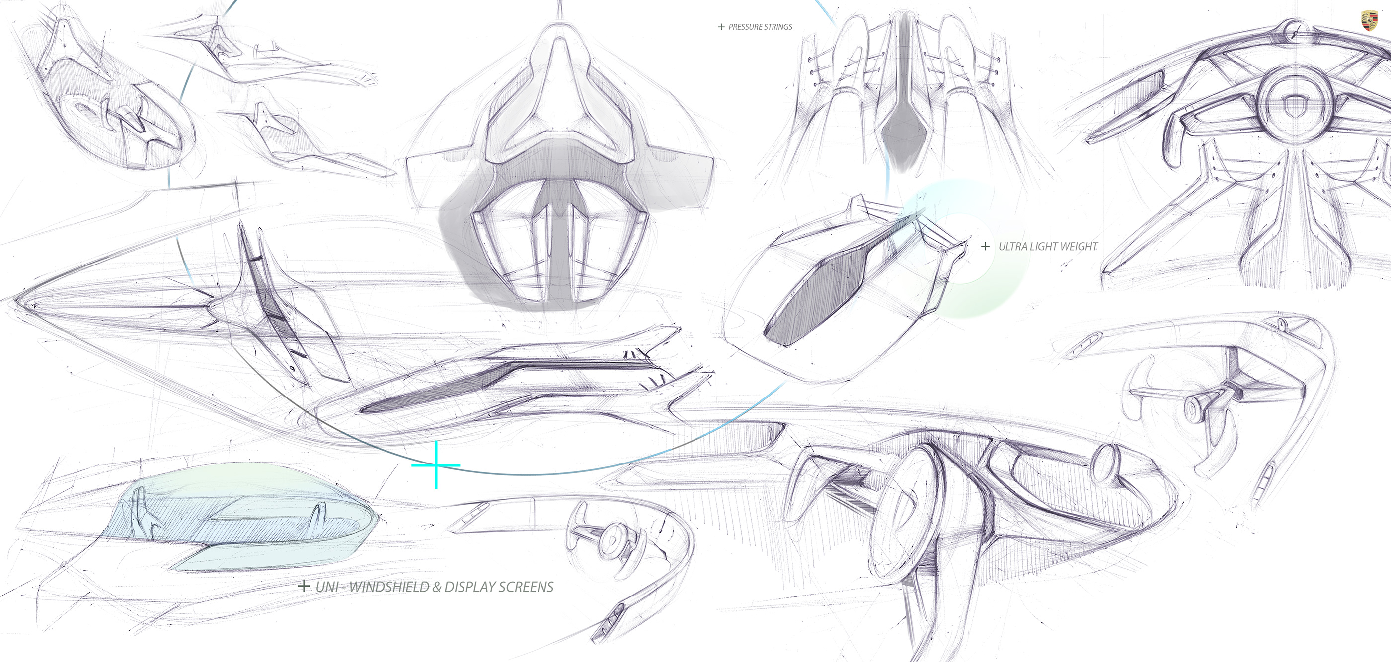 Complete vehicle，conceptual design，Porsche，Automobile design，