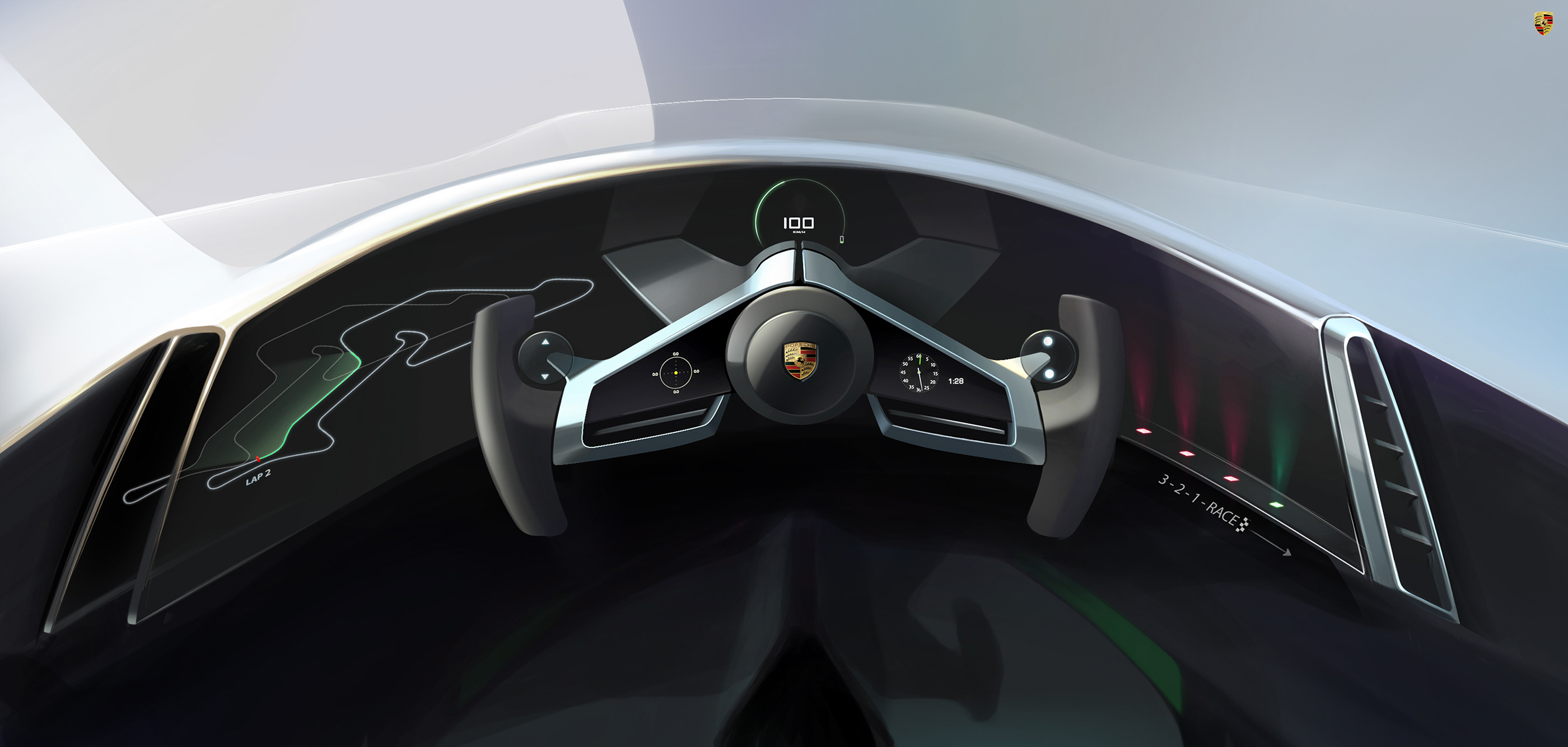 Complete vehicle，conceptual design，Porsche，Automobile design，