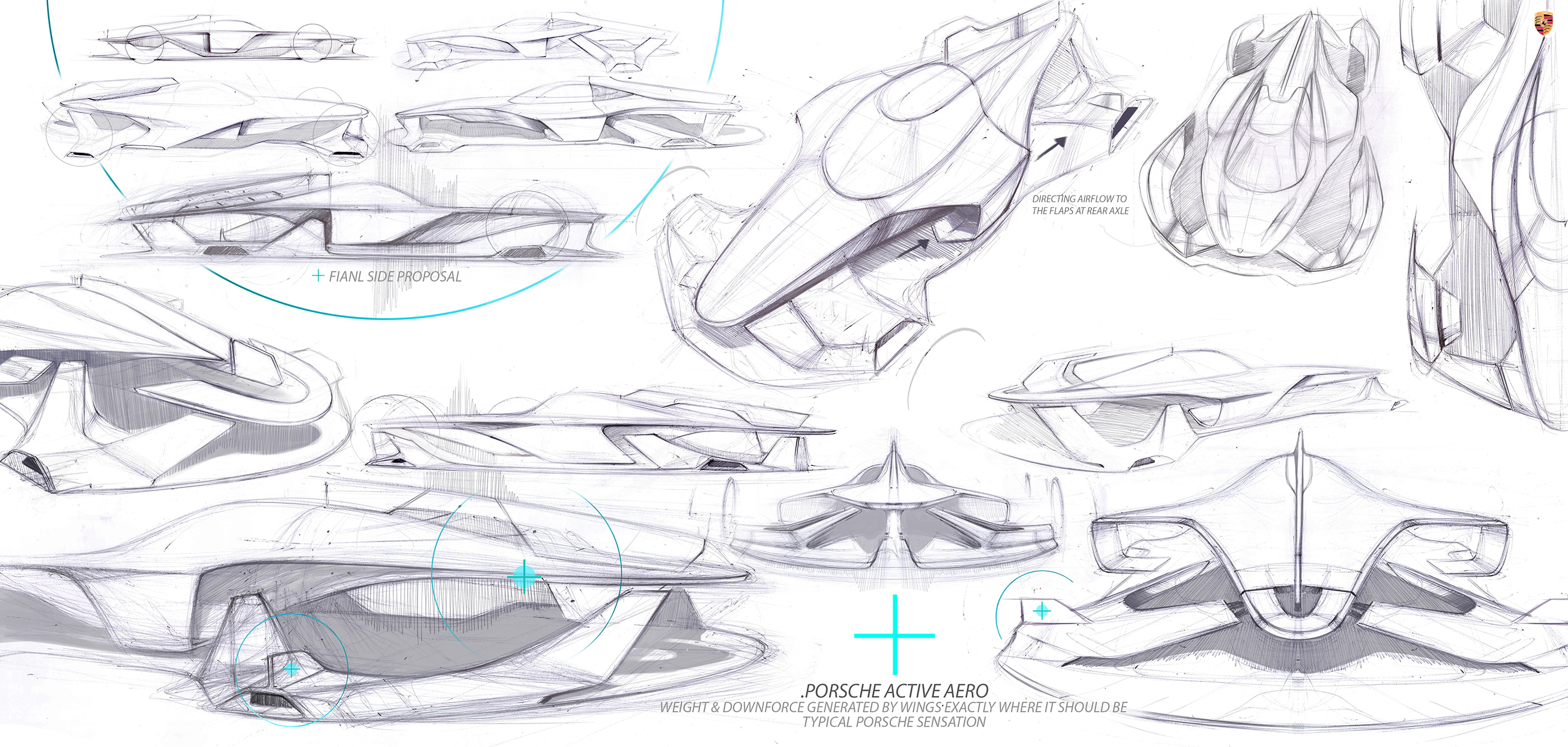 Complete vehicle，conceptual design，Porsche，Automobile design，