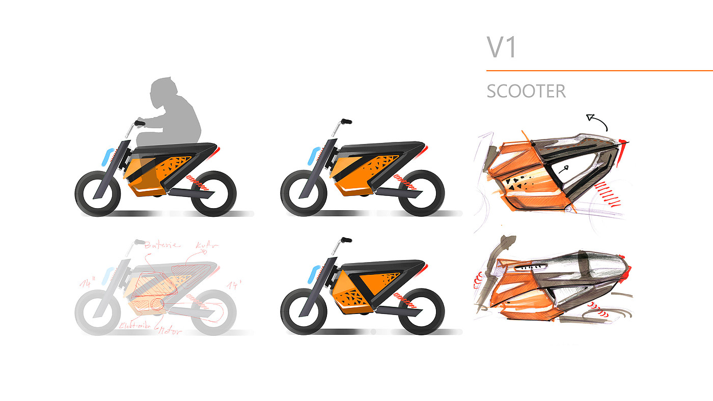 concept，Electric vehicle，R/EV，Electric motorcycle，
